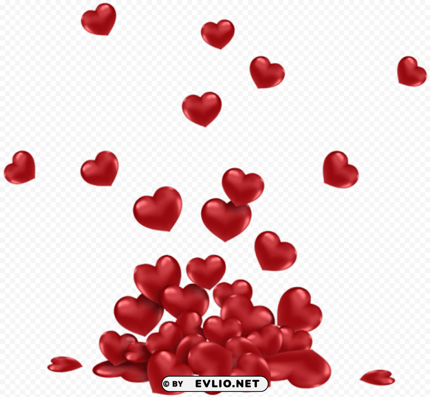 Bunch Of Hearts High-resolution PNG