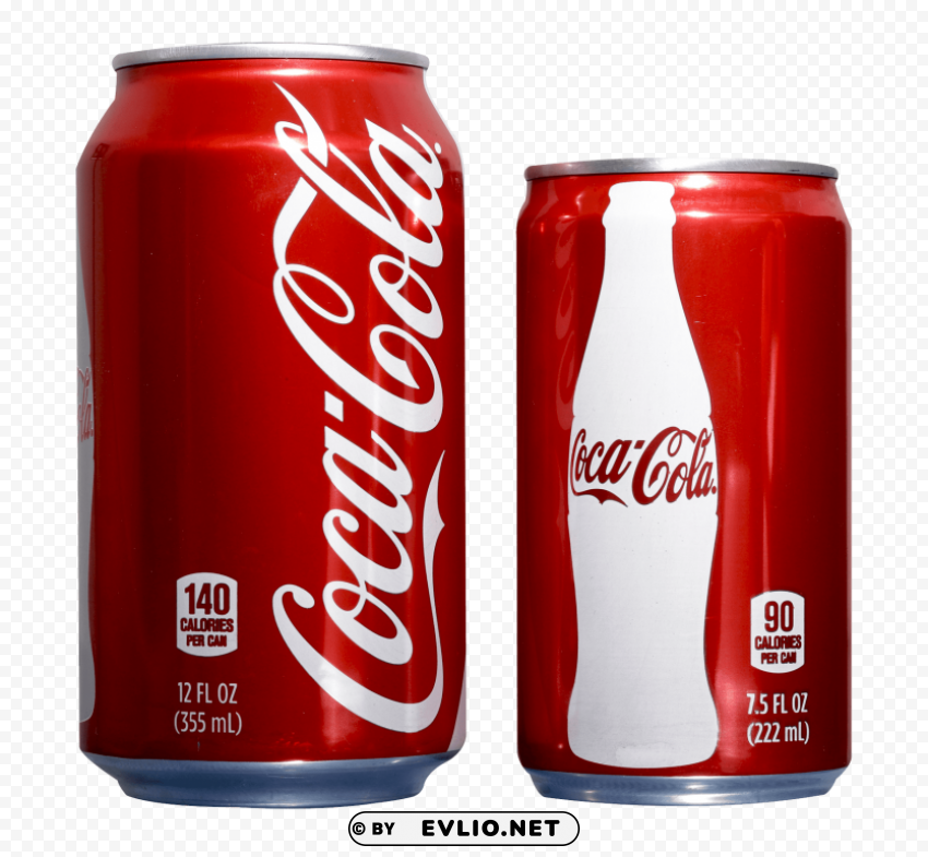 coca cola soda can PNG for free purposes
