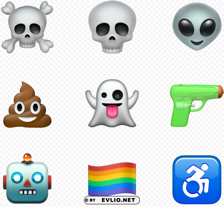 emoji update iphone 2016 PNG with Isolated Object