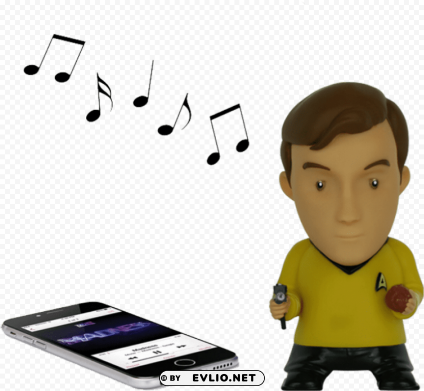 fametek ftkrk star trek cpt kirk bt speaker snd fx PNG for design