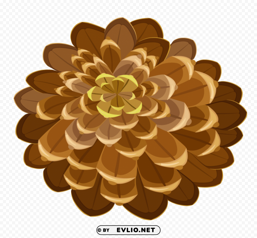 pine cone Transparent PNG Isolated Graphic Design clipart png photo - 7aa04c22