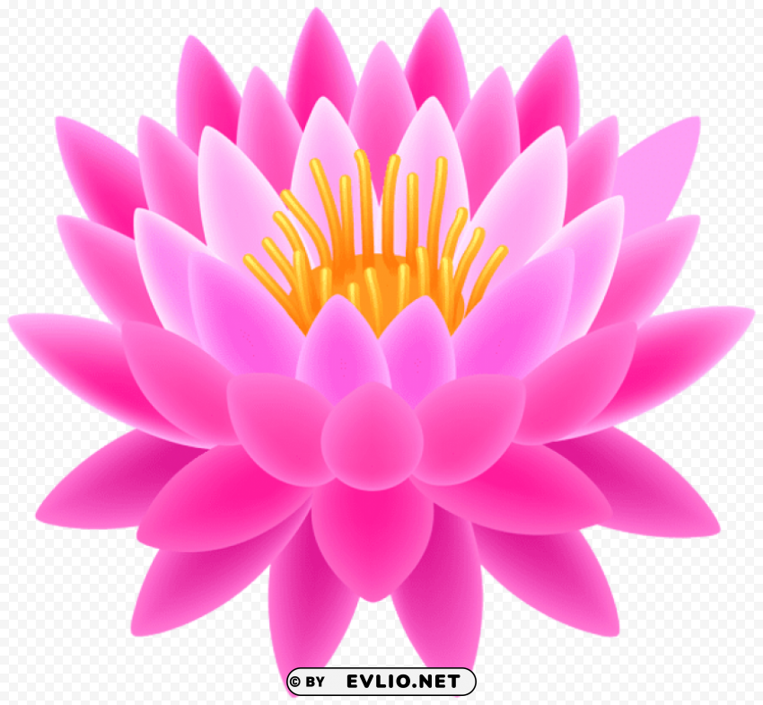 pink lotus transparent PNG Graphic with Isolated Transparency