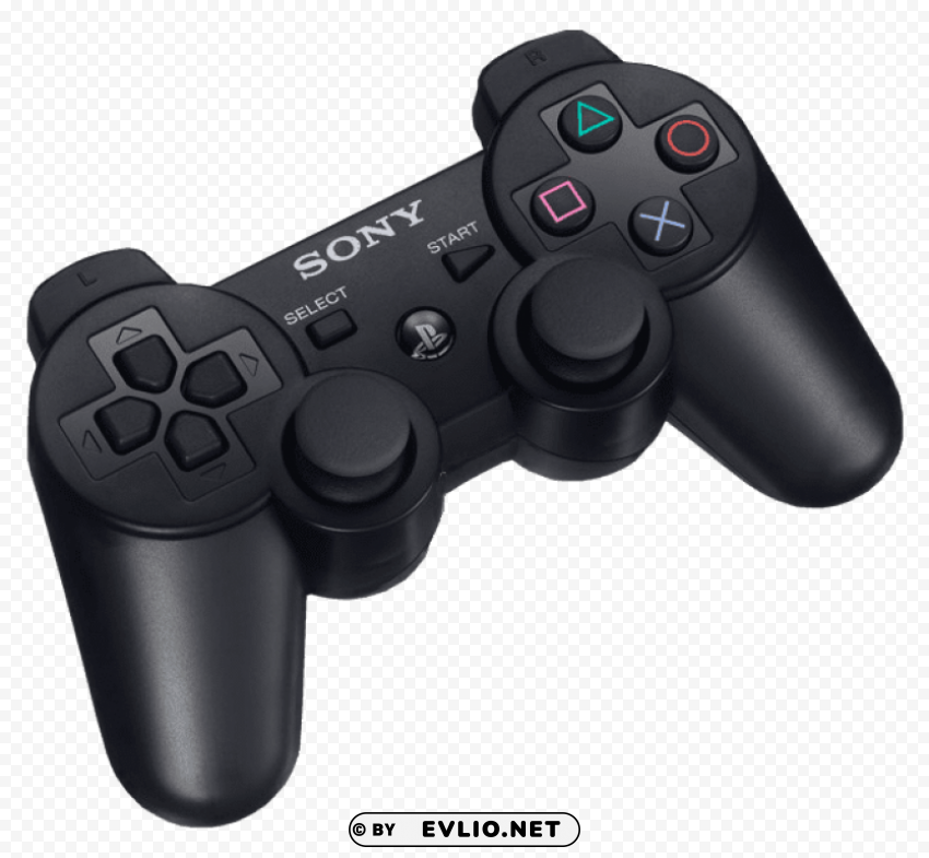 playstation black joystick PNG images with alpha channel selection