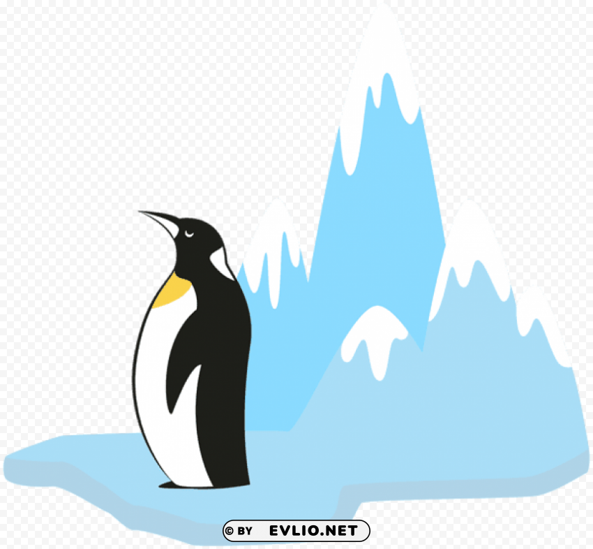 Penguin On Glacier Transparent PNG Images With No Attribution
