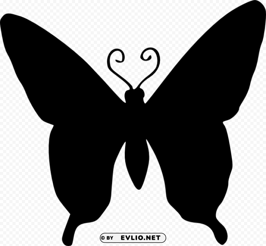 Butterfly Silhouette Free PNG Images With Alpha Channel