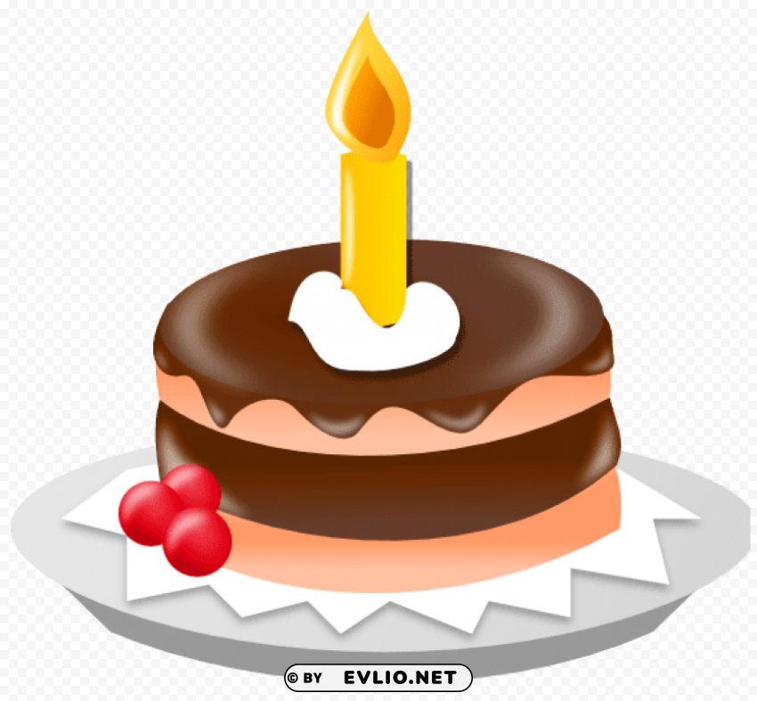 chocolate cake PNG images with clear cutout