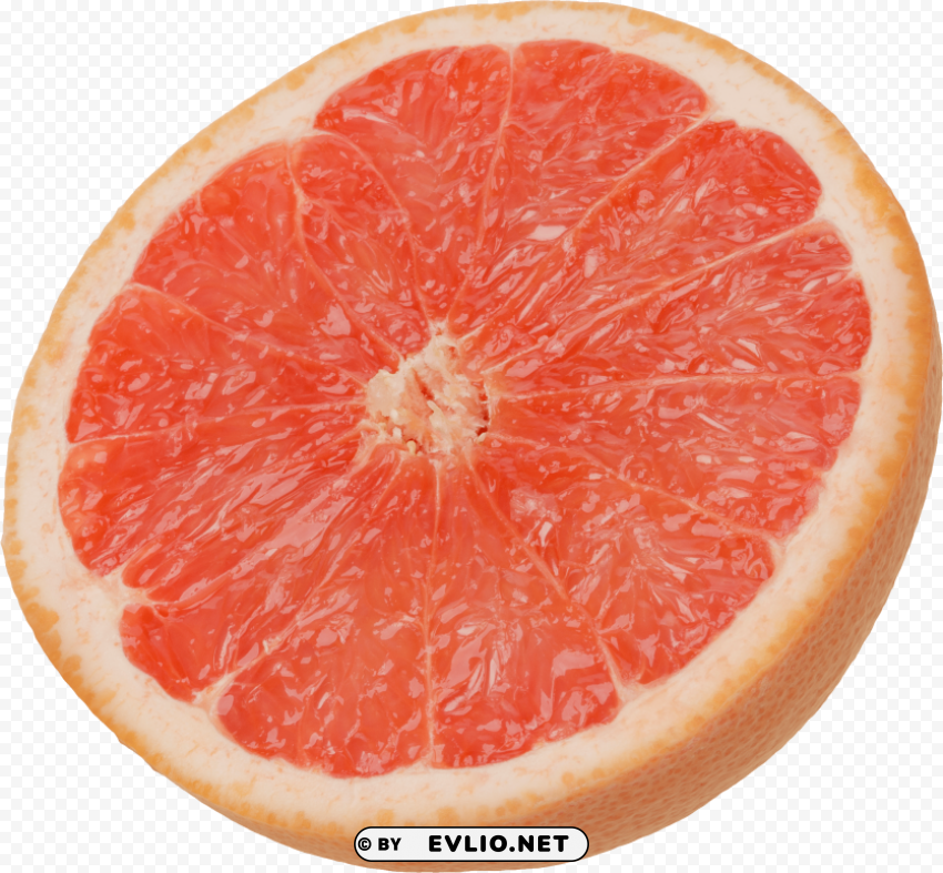 grapefruit Isolated Graphic on Clear Transparent PNG
