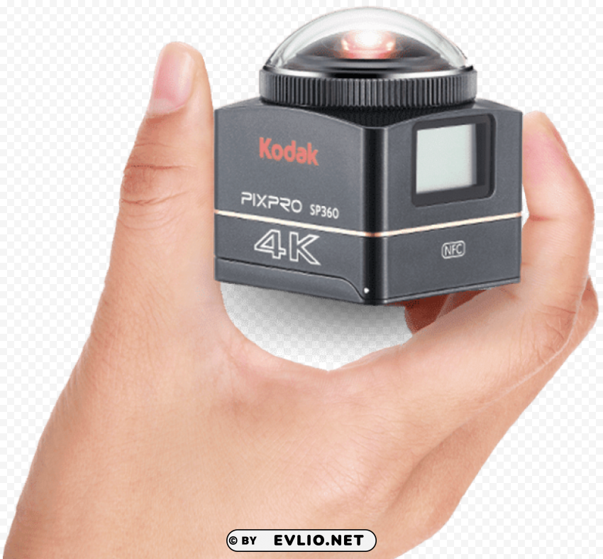 Clear kodak pixpro 360 camera Transparent Background Isolated PNG Figure PNG Image Background ID b281d324