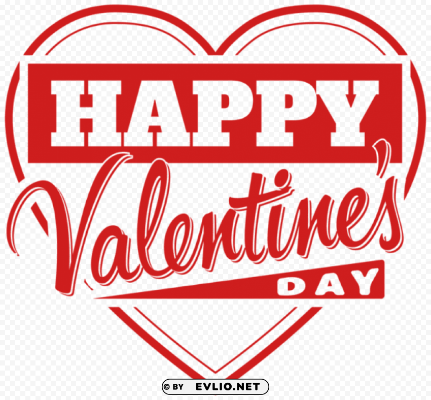 happy valentine's day heart transparent PNG images with cutout