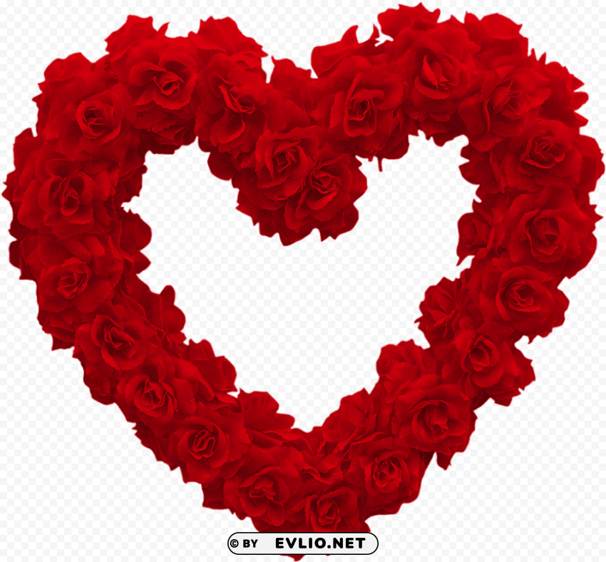 love heart of roses PNG transparent photos mega collection