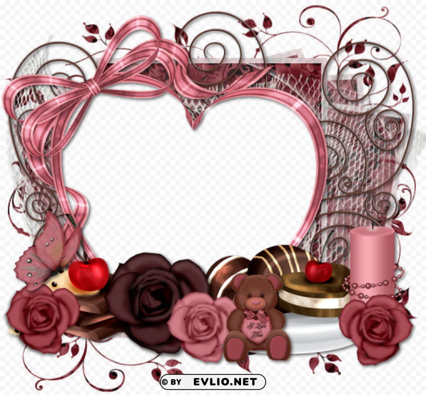 Othic Clipart Christmas - Love Borders And Frames PNG Transparent Images For Social Media