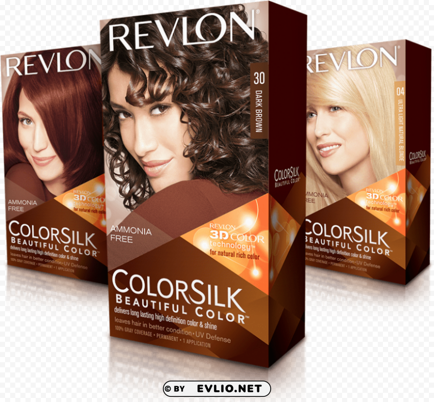 revlon color silk beauty color Clear Background Isolated PNG Object