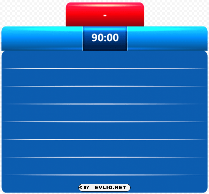 soccer scoreboard PNG with no background for free