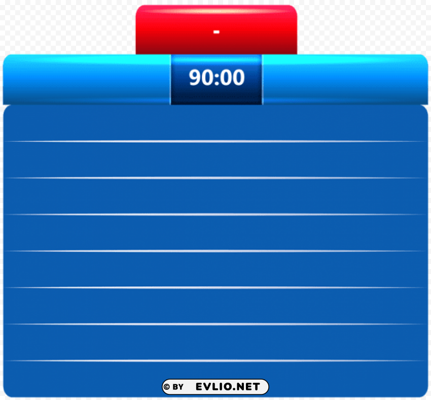 Soccer Scoreboard PNG With No Background For Free