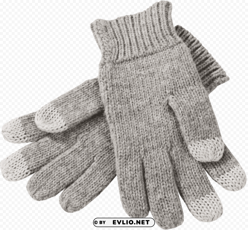 winter gloves PNG with Transparency and Isolation