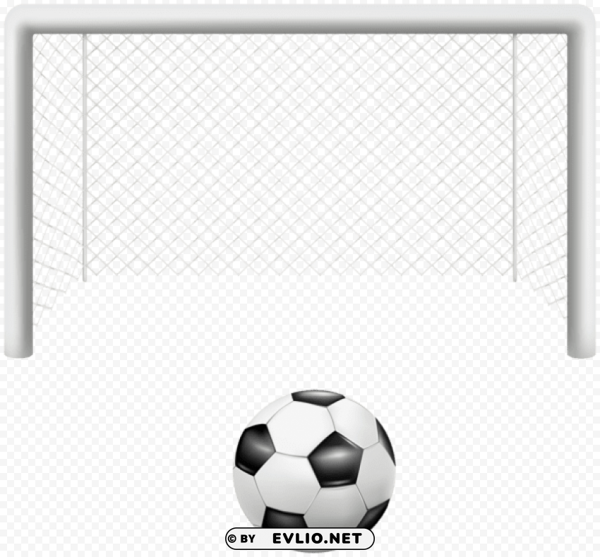 Football Gate And Ball PNG With No Bg