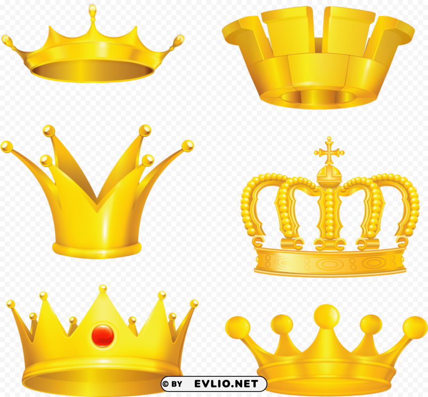 gold crown Clear PNG pictures bundle clipart png photo - 683ae298