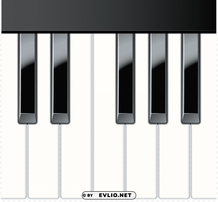 piano keys PNG for t-shirt designs