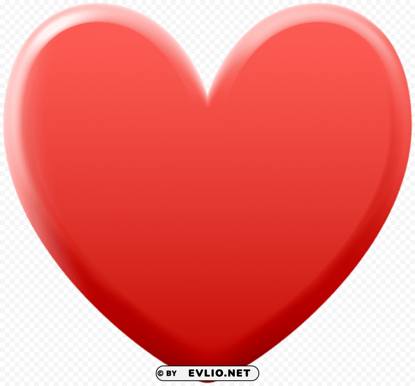 red heart transparent PNG images with clear alpha layer