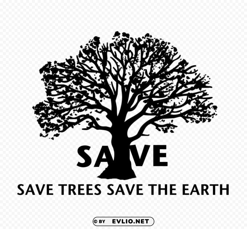 save tree High-resolution PNG