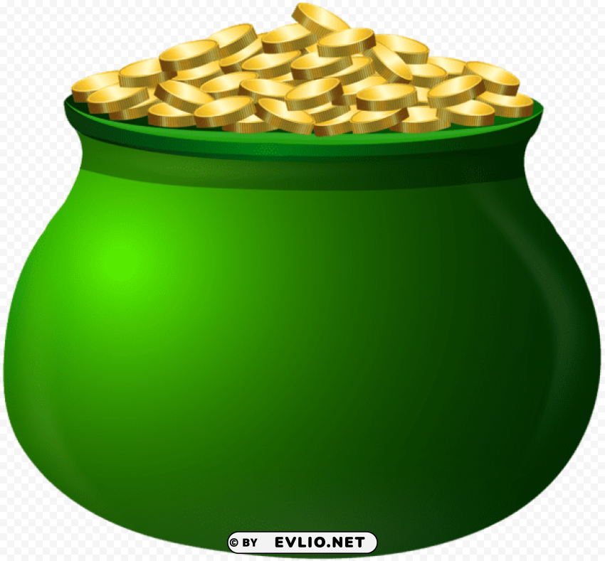 st patrick's day pot of gold PNG files with no royalties
