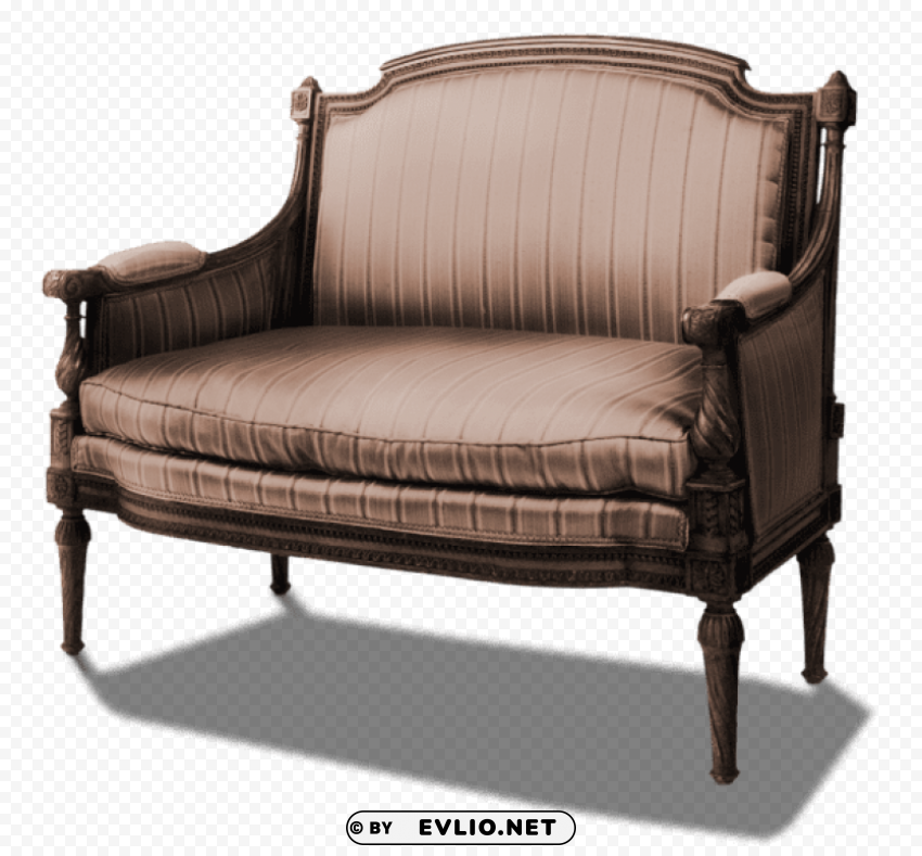 transparent vintage seat PNG objects