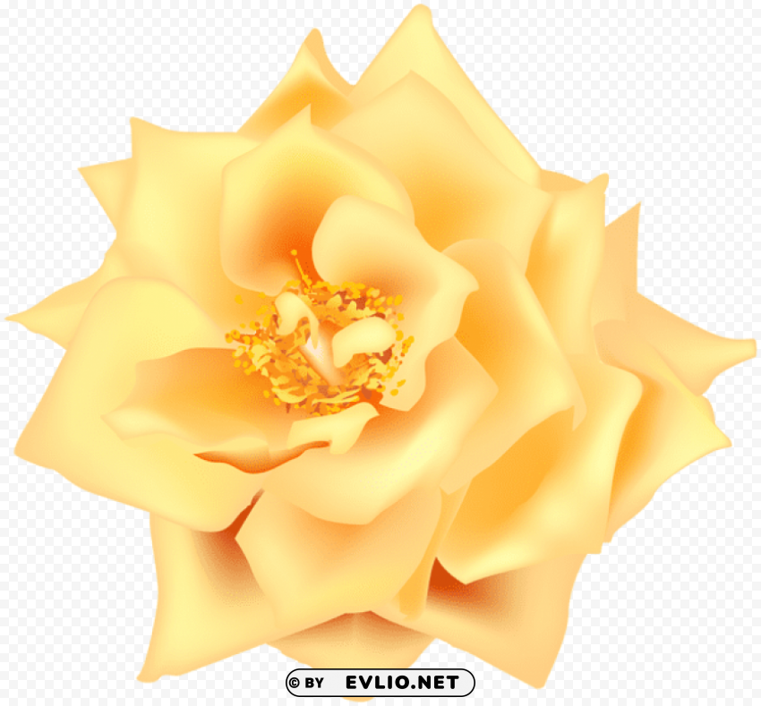 PNG image of yellow rose Transparent art PNG with a clear background - Image ID c49d9840