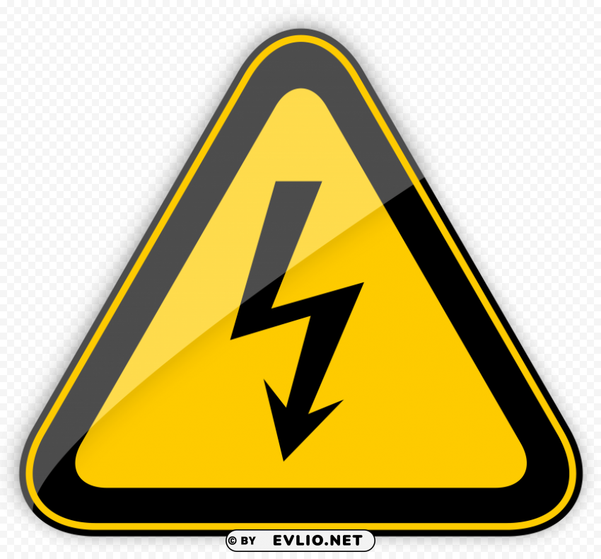 high voltage warning sign PNG transparent photos assortment clipart png photo - c0fe1f19
