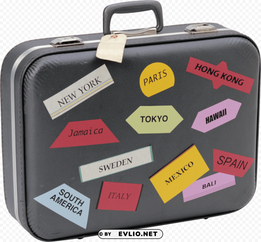 Suitcase ClearCut Background PNG Isolation