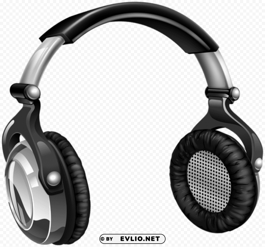 music headset Transparent PNG Isolated Design Element