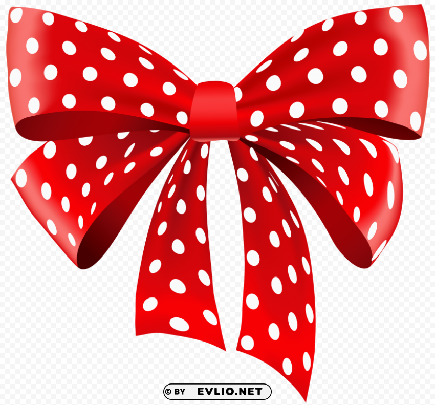 red dotted ribbon Isolated Graphic on HighResolution Transparent PNG