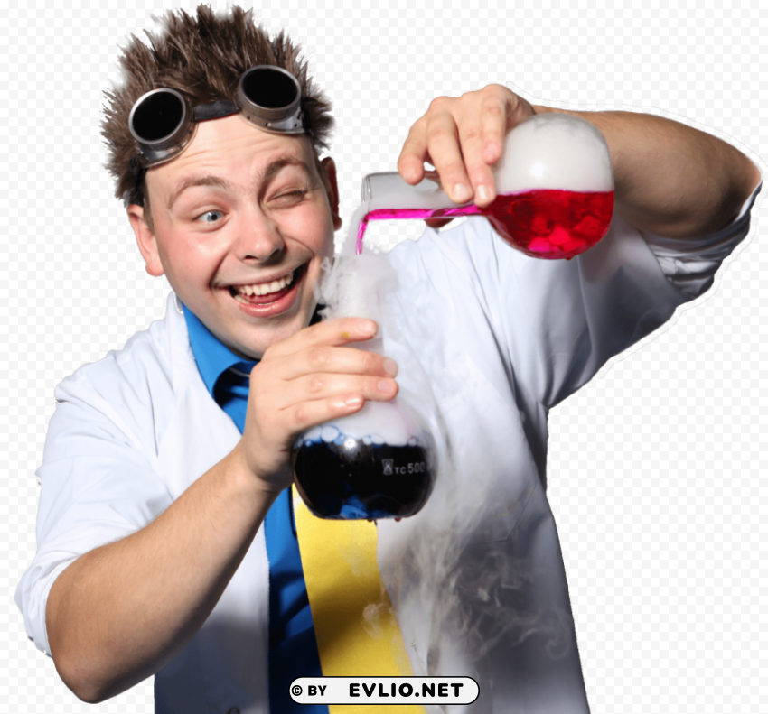 scientist Transparent PNG Illustration with Isolation