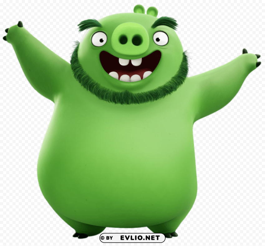 the angry birds movie pig leonard PNG images free download transparent background