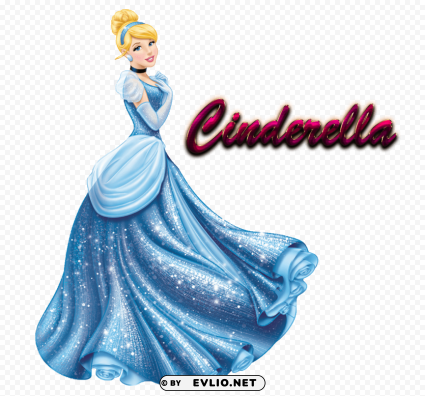 cinderella free PNG Isolated Illustration with Clear Background