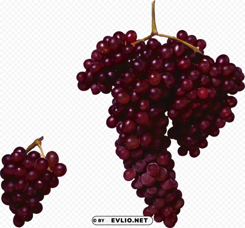 red grapes Isolated Item in Transparent PNG Format