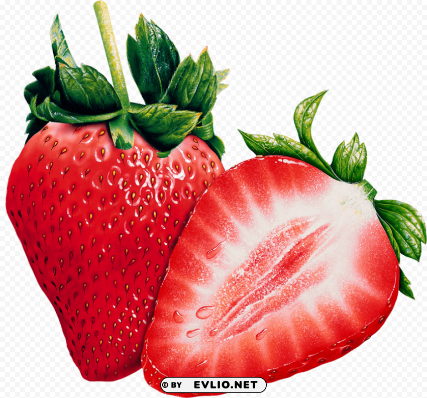 Strawberry HighResolution Transparent PNG Isolation