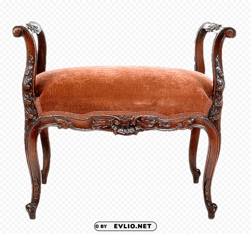 wooden chair PNG with clear transparency