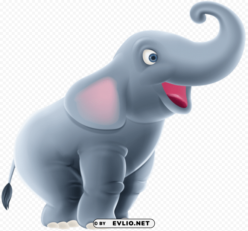 cute elephant cartoon Transparent PNG images for design