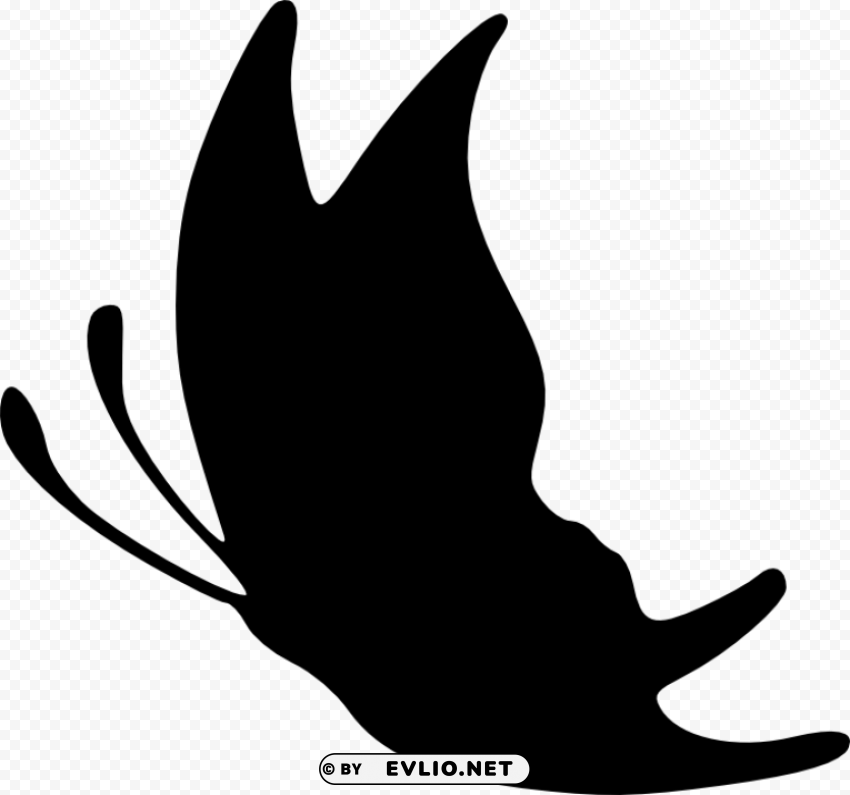 butterfly silhouette Free PNG images with alpha transparency compilation