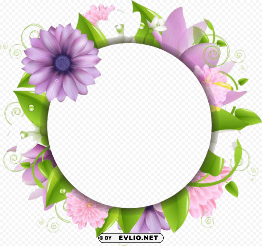 Flowers Borders Picture Free Download PNG Images With Alpha Channel Diversity