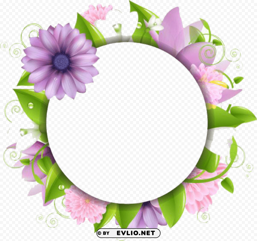 flowers borders Isolated Subject in Transparent PNG Format png - Free PNG Images ID 0d7c8d56