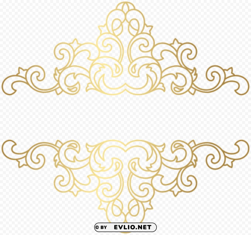gold ornament Isolated Subject in HighResolution PNG