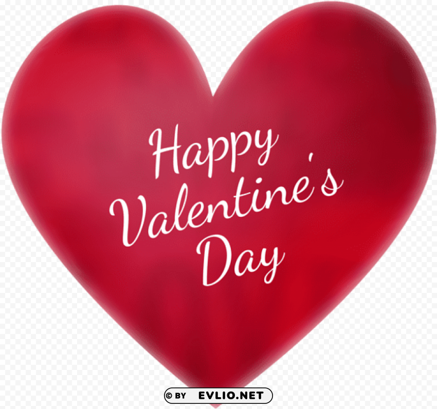 Happy Valentines Day Heart HighResolution Transparent PNG Isolated Element