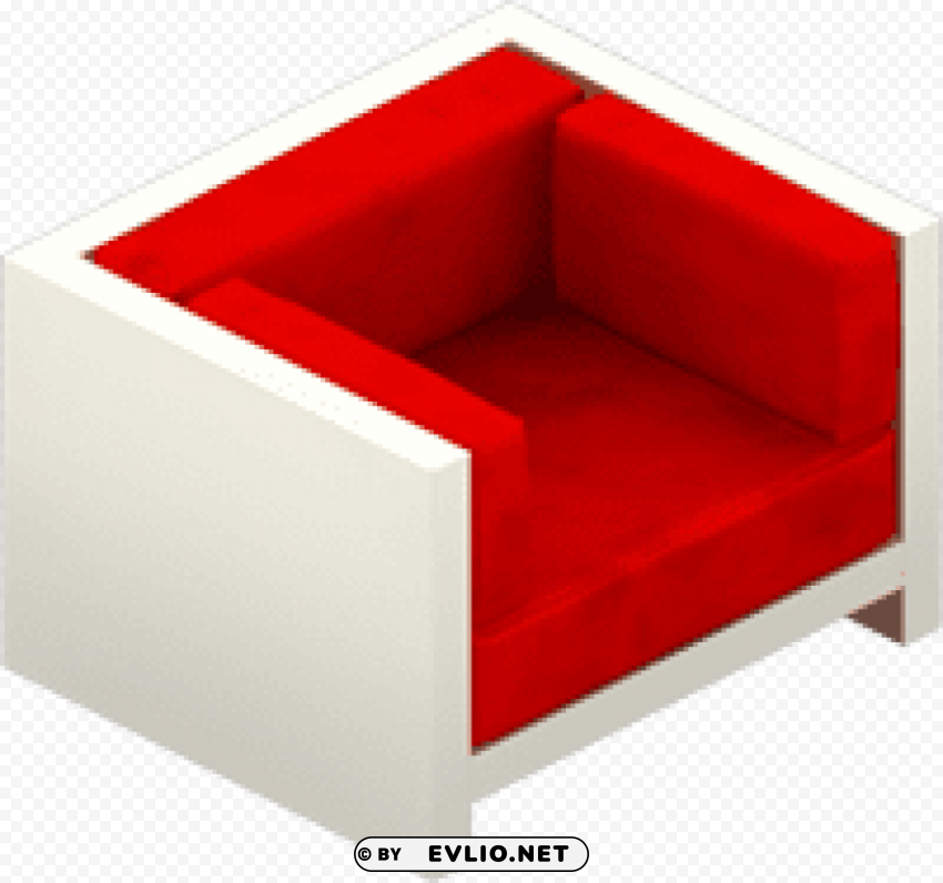 vip red and white chair Isolated Artwork in HighResolution PNG