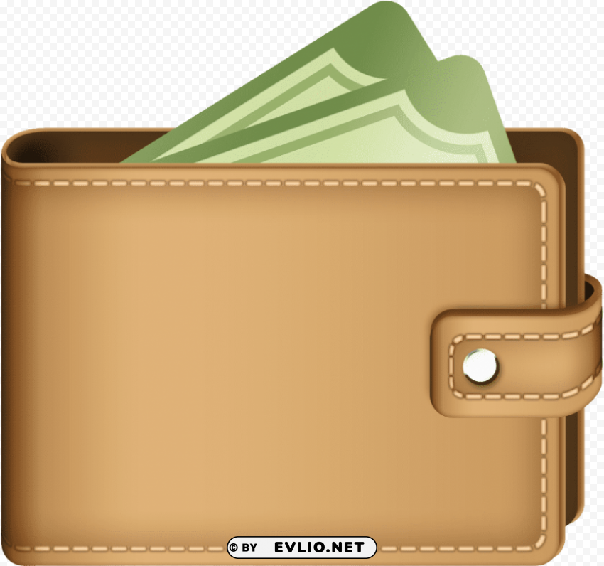 wallet PNG transparent graphics for projects