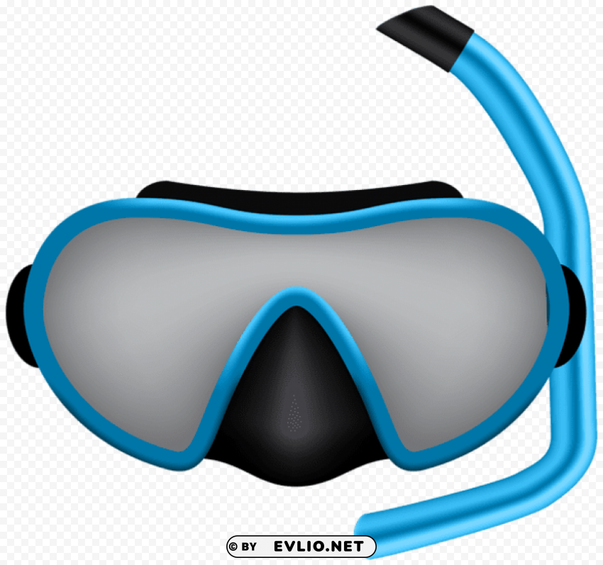 snorkel mask Transparent PNG Isolated Item with Detail