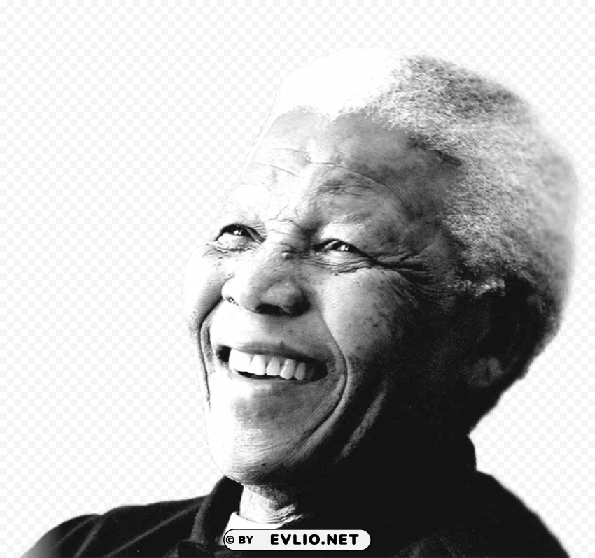 Transparent background PNG image of nelson mandela smiling PNG transparency - Image ID cfbd2227