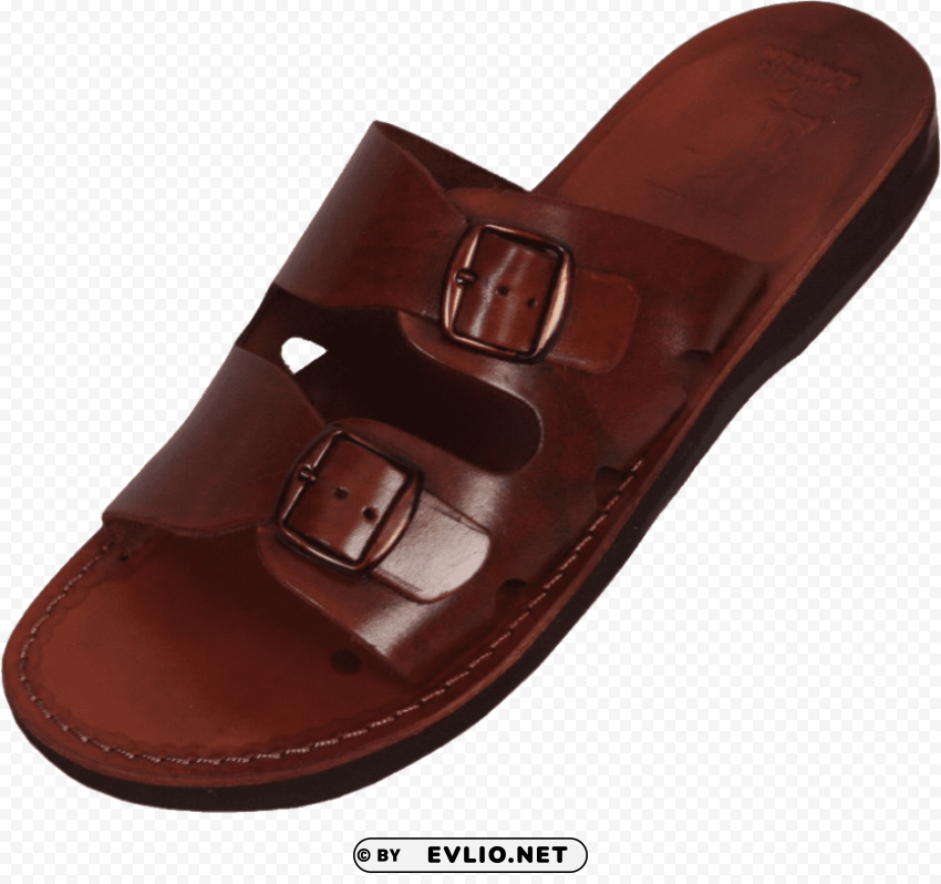 sandal men's chocolate PNG images with no fees