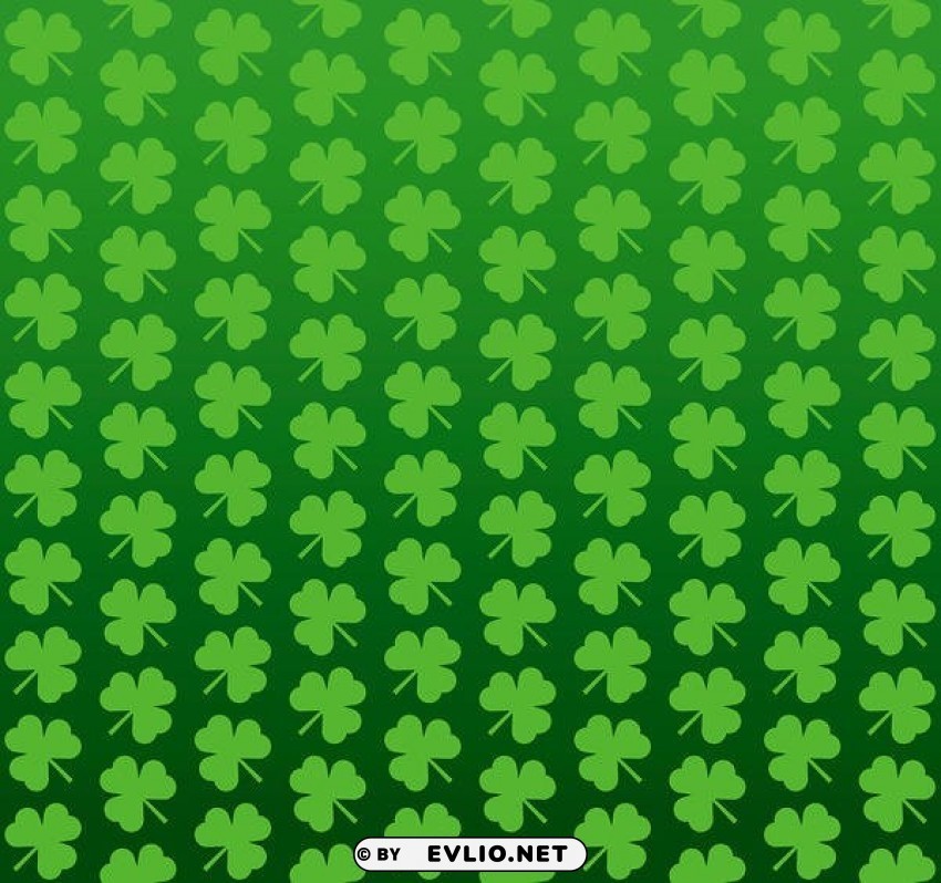 St Patricks Day Shamrocks PNG Transparent Graphics For Projects