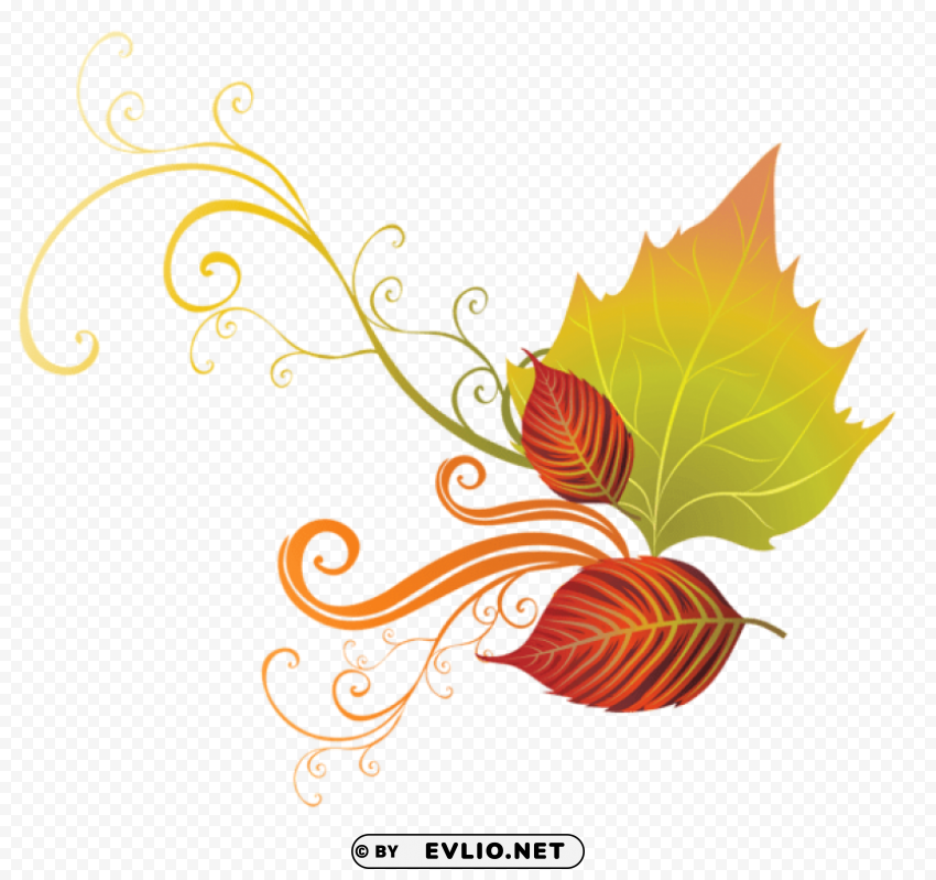 fall leaves decor High-resolution PNG images with transparency